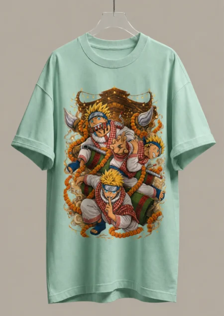 Naruto Skateboard Pujo Edition Oversized T-Shirt